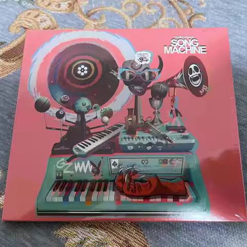 Pop Gorillaz 2D Noodle Music CD Song Machine Season One Album Strange Timez Music Record Cosplay Wal