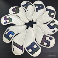 IRON Cover Head Cover PU CLUB Cover GOLF GOLF CLUB Head Cover Embroidered IRON Velcro Glow 1BFK