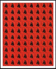 香港鑒酒-带邮折新邮票2013年朝鲜猴版票80枚雕刻版金猴大版票【十二生肖】