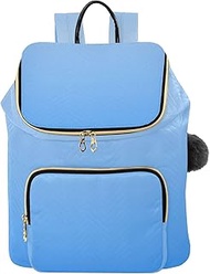 Fashion Backpack for Women Purse Cute Elegant Blue Azure Gradient Shoulder Bag College Cool Designer