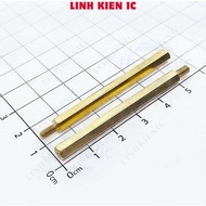[3 Pieces]- HEX-M3 Copper Pillar Male-Female Length 50mm Linhkien IC