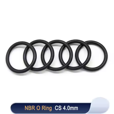 10/50pcs NBR O Ring Nitrile Rubber Gasket Thickness CS 4mm OD 16~150mm Black Round O Type Corrosion 