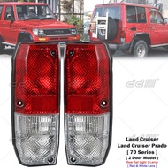 [READY STOCK] DEPO Crystal Red White Tail Light Lamp Toyota Landcruiser Prado LJ70 LJ73 KZJ73 LC2 LC