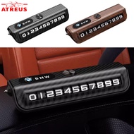 BMW Car Temporary Parking Card Phone Number Hidden Stop Sign Phone Number Holder Plate Car Park Stop