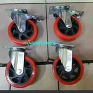 4 Inch Pu Wheels 4 Inch Pu Trolley Wheels 4 Inch Cart Wheels Trolley Wheels New Stock