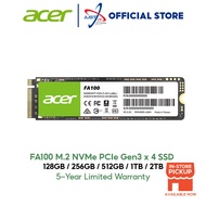 ACER FA100 PCIe Gen3 NVME M.2 SSD / STORAGE ( 256GB / 512GB / 1TB )