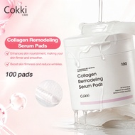 Cokki Moisturizing Gel Toner Pad 100pads Thin Sheets that Adhere to Skin