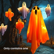 B.T.F-Halloween Ghost with Lights Happy Halloween Decorations for Home Favors Hanging Ghost Lantern