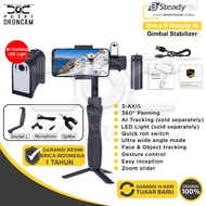 Brica B-Steady AI - BSteady AI 3-Axis Gimbal Stabilizer for Smartphone/HP & Action Cam Official Orig