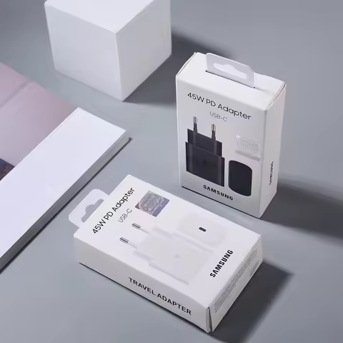 SAMSUNG PD 45W Super Fast Charging Original EU Wall Charger For Galaxy S25 S24 S23 S22 Ultra Note 10