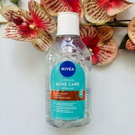 400 ml. ผลิต 01/24 Nivea Acne Repair Micellar นีเวีย แอคเน่ รีแพร์ ไมเซล่า เช็คเครื่องสำอางค์ ขวดเขี