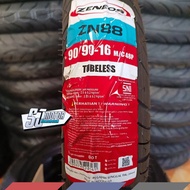 ZENIOS Outer Tire ( ZN 88 ) 70/90 II 80/90 -16 || 90/90 - 16 Type Tubeless + Tubeless Valve