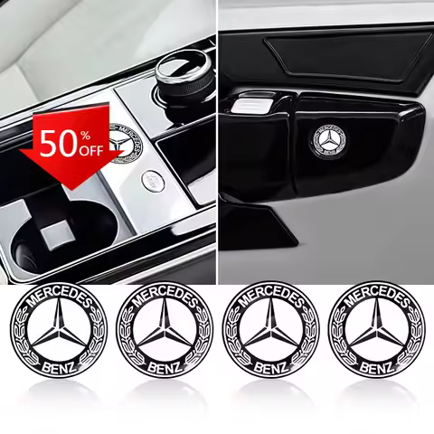 Car Door Lock Keyhole Protective Cap Key Socket Cover Trim Sticker For Mercedes-Benz C450 C180 C200 