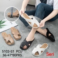 SINSIN women's flexible flip-flops, anti-slip, comfortable, trendy home sandals