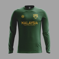 [READY STOCK] Malaysia ''Harimau Malaya" Jersey Green/Gold - LONGSLEEVE