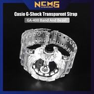 [NCMS] Bnb GA400 Tali Jam G Shock GA400 G Shock Strap Transparent Jam G Shock Lelaki Casio G Shock C