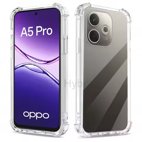 For OPPO A5 Pro Case Transparent Shockproof Cover OPPOA5 A 5 A5x A5i Pro A5Pro 4G 5G Global Camera P