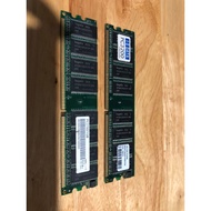 RAM Memory Card 1GB DDR 400MHz PC3200 184Pin DIMM RAM KVR400X64C3A / 1G