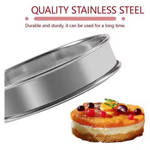 2025 Trend12pack Muffin Rings 3.15 Inch, Stainless Steel Crumpet Rings Double Rolled Tart Rings Mold