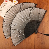 Summer Ancient Fan Folding Fan Chinese Dance Fan Hanfu Dance Portable Folding Chinese Small Bamboo F