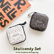 【imamura】 For Skullcandy Set In-Ear Earphone Anime Cartoon Pattern Multifunctional Charger Storage B