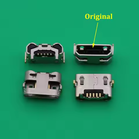 10pcs Micro USB 5pin DIP2 mini Connector Mobile Charging port For Huawei Y5 II CUN-L01 Mini MediaPad