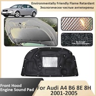 Front Hood Engine For Audi A4 B6 8E 8H 2001 2002 2003 2004 2005 Flame Retardant Insulation Pad