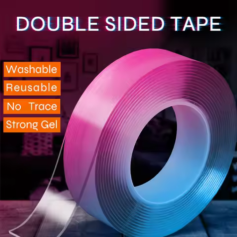 1M/3M/5M X3cm Nano Tape Double Sided Tape Transparent No Trace Reusable Waterproof Adhesive Tape Cle