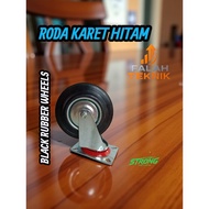 8 inch Trolley Cart Wheels LIVE 8" Rubber Trolley Wheels 200/50-100mm