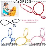 LAYOR1GG Simulation Doctor's Toy, Multi Color Family Parent-Child Games Kids Stethoscope Toy,  Imita