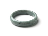 飛墨 | 糯種/飄雪烏雞/寬平安鐲/手圍19.5 | 天然A貨翡翠手鐲