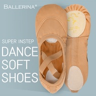 hot【DT】 Ballet exercise shoes ballet dance Soft Flats pink Stretch mesh Fabric  Women's Shoes 1030