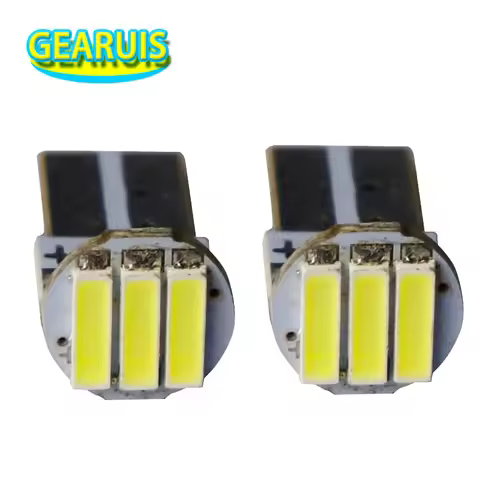 100X T10 LED W5W 3 SMD 7020 10MA 194 168 Car Bulb Reading Light License Plate Lights Reading lights 