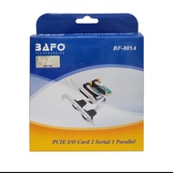 BAFO BF 805A/806A PCIE 2S+1P PCI Express I/O Card 2 Serial 1 Parallel Chipset