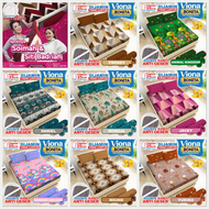 Bedcover Bonita Viona Ukuran 180/160/120 Tinggi 25cm Seprai Double Karet 180x200 160x200 120x200