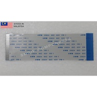 FFC / FPC Cable, 30-pin, 1.0mm Pitch, Reverse Sided Contacts, 10cm Length, White