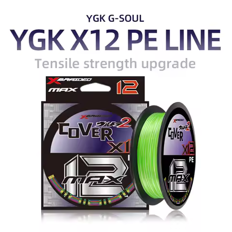 New Japan YGK-X12 100M/150M/200M JIGMAN 12 Braided Fishing Line PE Line High Stength for Bass Carp F