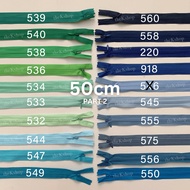 (PART 2 50cm) Japanese Zipper 50 cm 1 DOZEN / 12pcs Per Dozen Invisible Zipper Hidden Zipper Zipper 