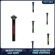 ReadyStock- Carbon Fiber Seatpost Bicycle Seat Post Road BMX Bike Seatpost Bicycle Parts 25.4X350mm