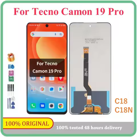 100% Test For Infinix Tecno Camon 19 Pro 4G CI8, CI8n LCD Screen Touch Digitizer For Tecno Camon 19P
