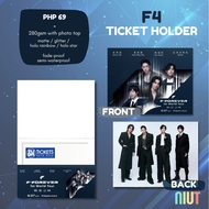 F4 F FOREVER 1st World Tour in Bulacan - Ticket Holder by NIUT