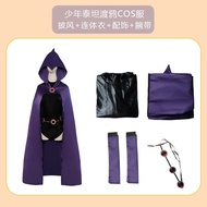 Manguo Meiman DC อะนิเมะ Cos ชุด Raven Teen Titan Rachel Raven คอสเพลย์ Performance Stage Suit Cospl