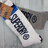 Two-Color Extreme Dry Logo Sports Socks Basic Color Matching Men's Superdry Basketball Football Stockings 6092 77