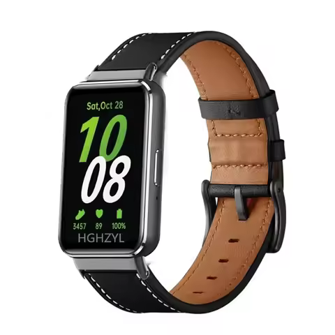 leather Strap For Samsung Galaxy Fit 3 Smart Watch Band Accessories Replace Belt Wristband For Galax