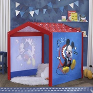 Disney Mickey Mouse Indoor Playhouse with Fabric Tent for Boys and Girls by Delta Children, Great Sl