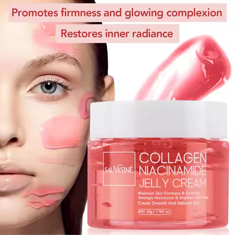 Korean Skin Care 50g Collagen Niacinamide and Hydrolyzed Collagen Lasting Moisturizing Deeply Hydrat