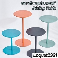 Nordic Style Dining Table, Wrought Iron Small Coffee Table, Negotiation Small Round Table, Outdoor M