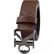 Calvin Klein Men's Casual CK Monogram Cut Out Buckle Belt