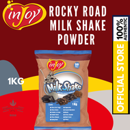Injoy Rocky Road Milk Shake Powdered Drink Mix 1kg | Creamy Chocolate Delight | Perfect for Families