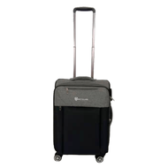 Aomshop กระเป๋าเดินทางผ้า ขนาด 20    สีดำ